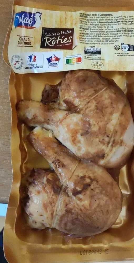 Cuisses de poulet rôties