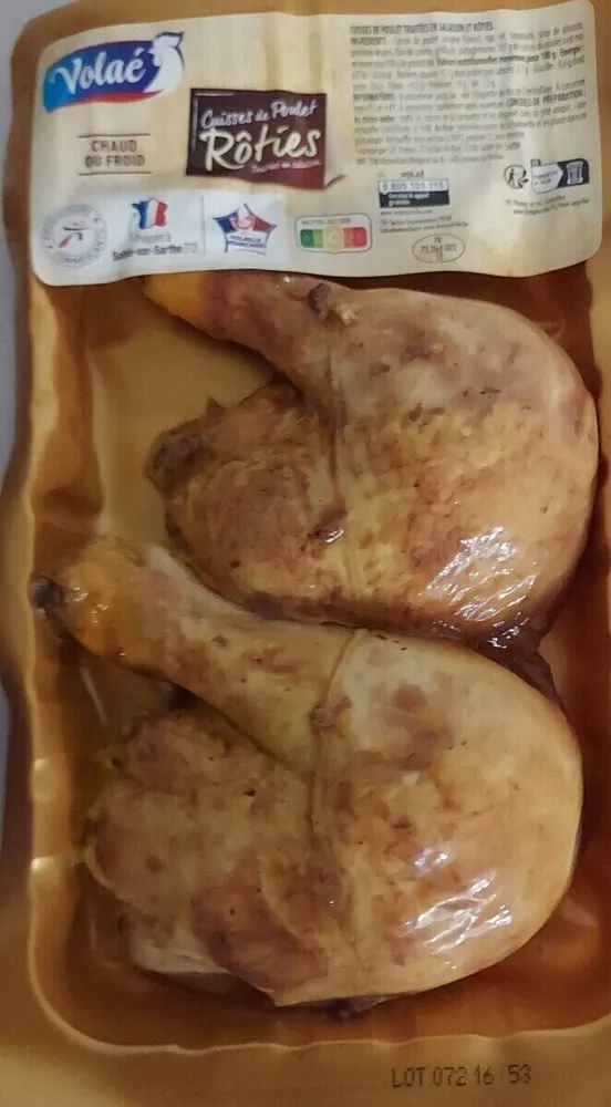 Cuisses de poulet rôties