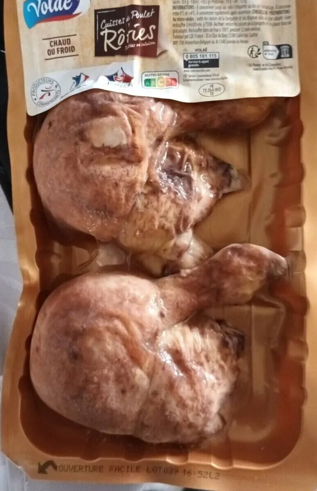 Cuisses de poules roties