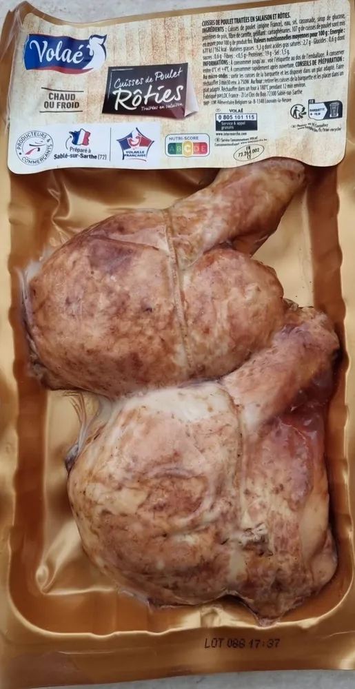 Cuisse de poulet rôties