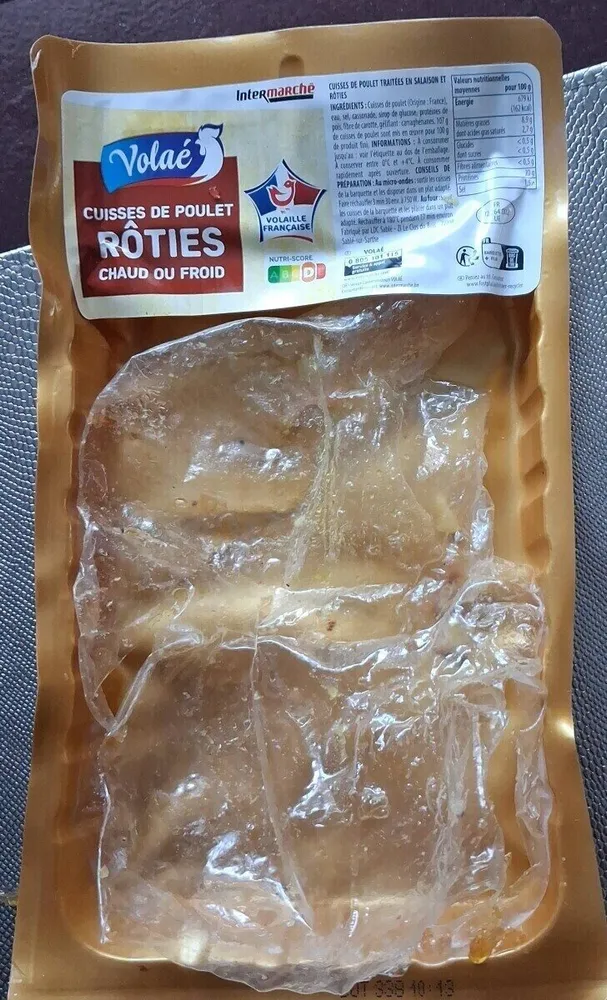 Cuisses de poulet roties
