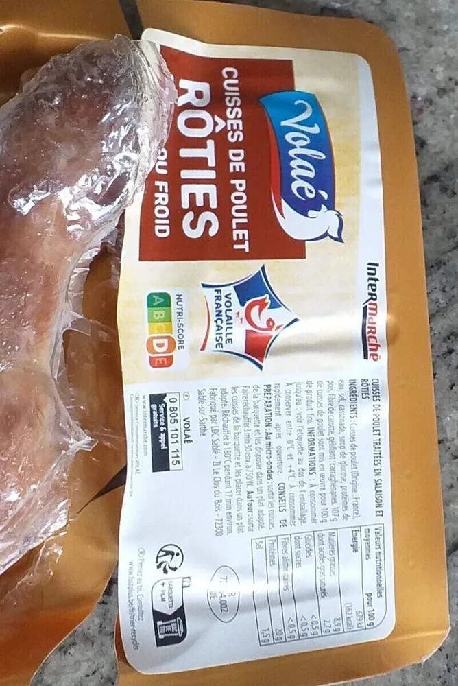 Cuisses de poulet rôties