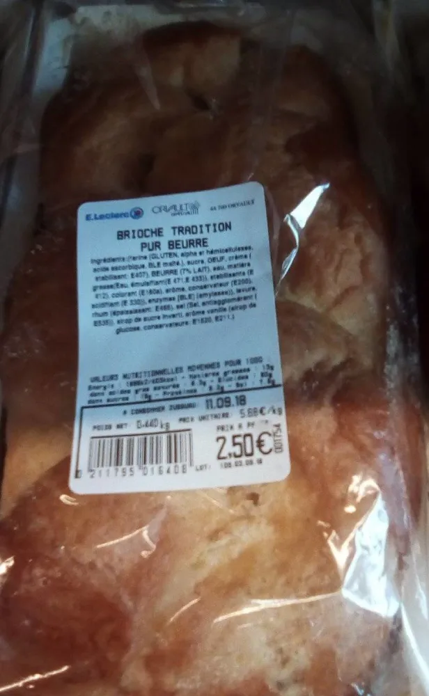 Brioche tradition pur beurre
