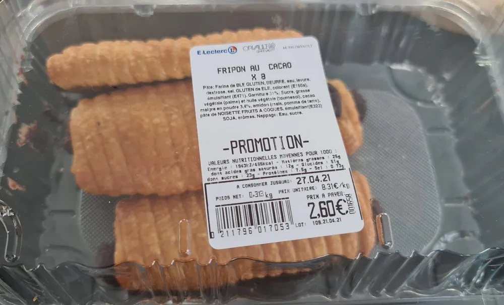 Fripon au cacao