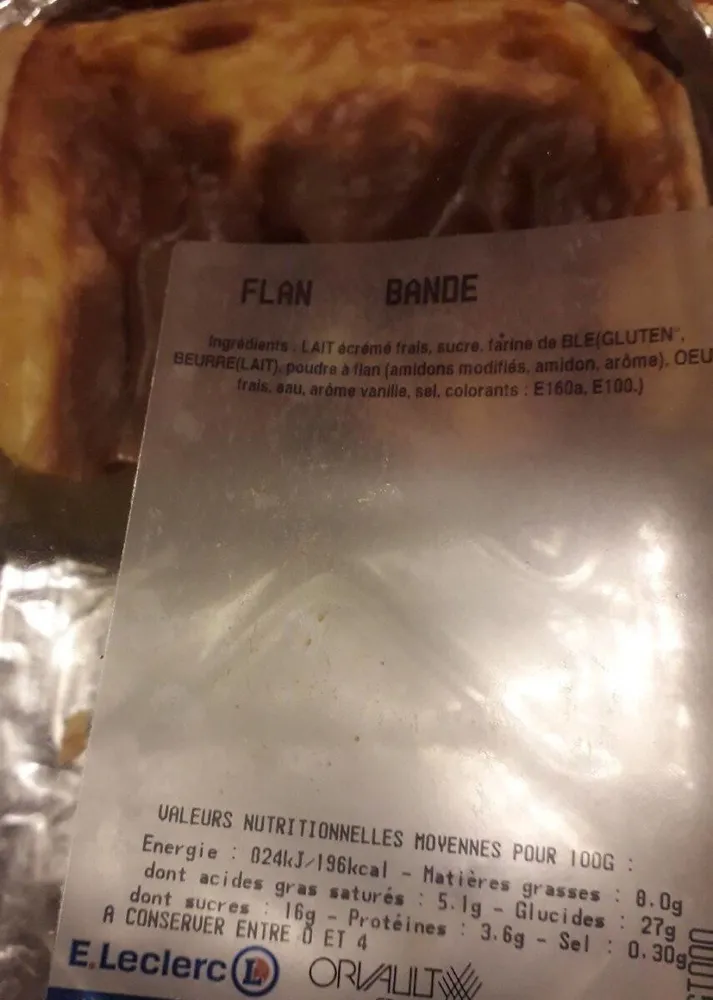 Flan bande