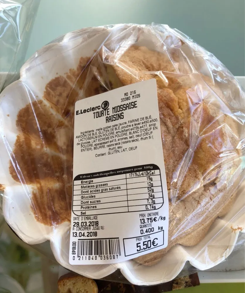 Tourte miossaise