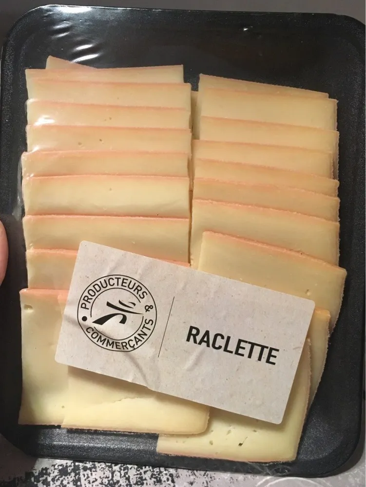 Raclettes au lait pasteurisé