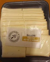 Raclette  frottee au vin ďarbois