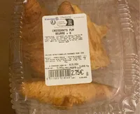 Croissant pur beurre x6