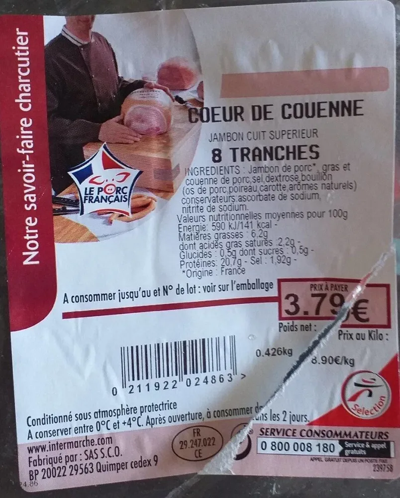 Jambon cuit Supérieur