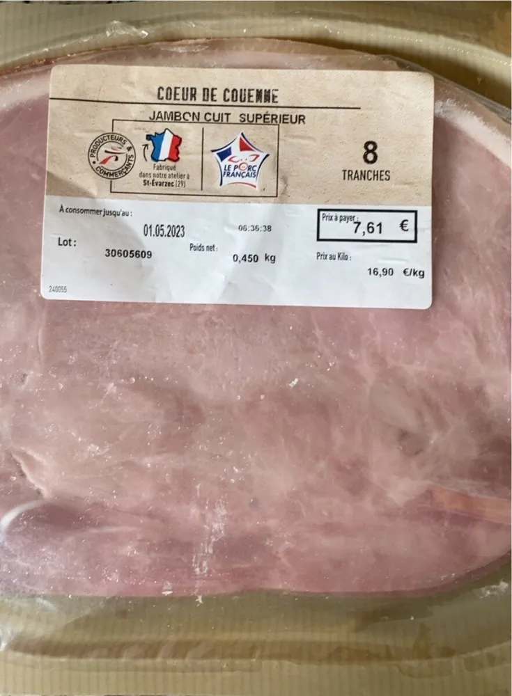 Jambon de porc
