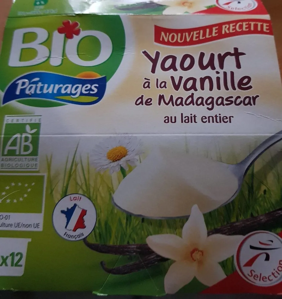 Yaourt à la vanille de Madagascar au lait entier