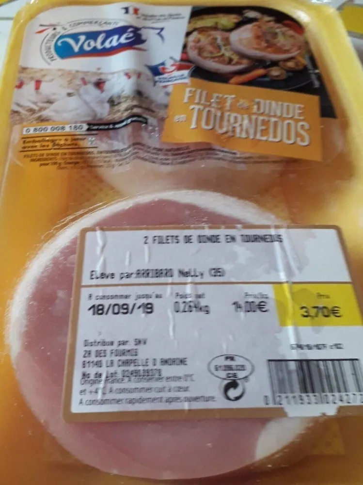 Filet de dingue de tournedos