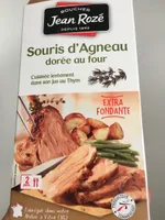 Souris d'agneau dorée au four