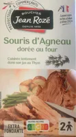 Souris d’agneau dorée au four boucher Jean Rozé