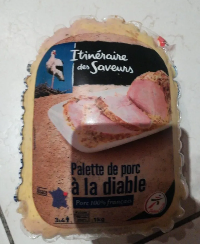Palette de porc à la diable