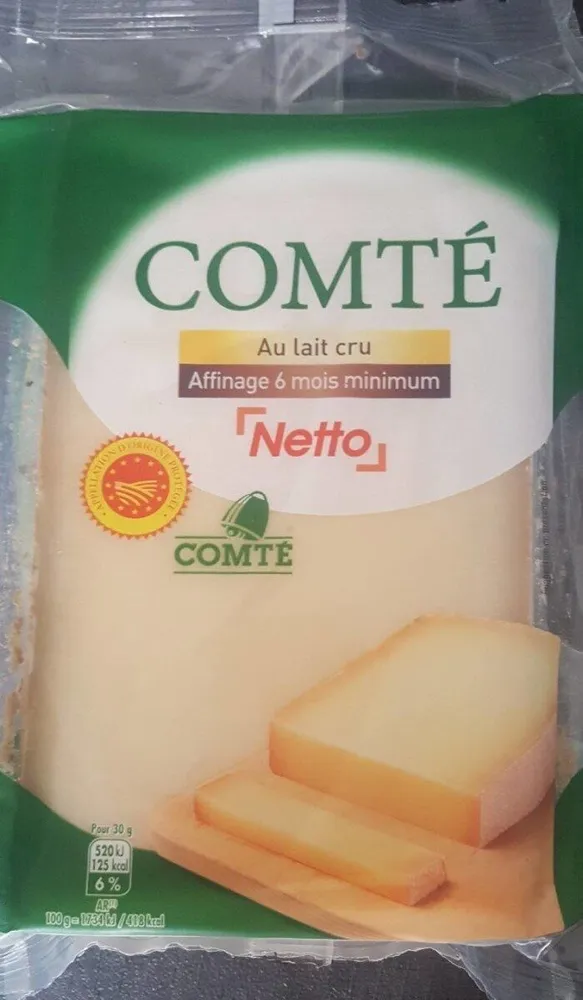 Comté au lait cru affinage 6 mois minimum