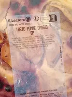 Tarte pomme cassis
