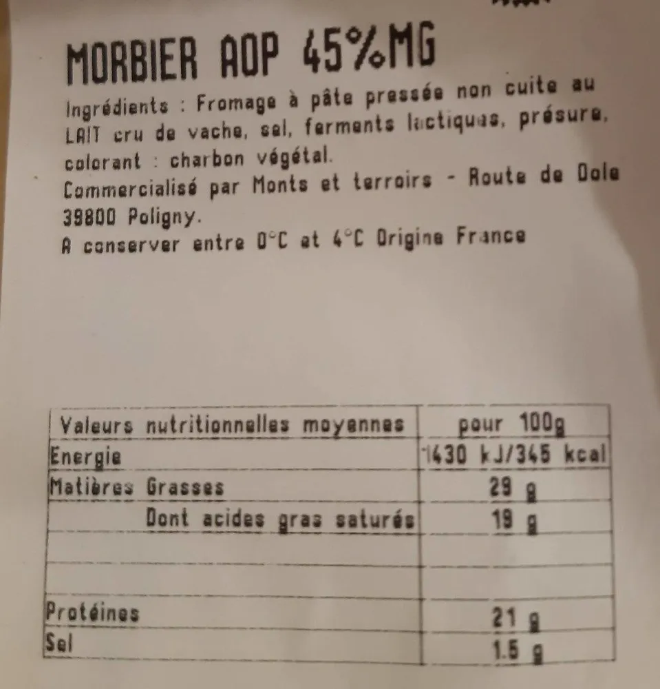 Fromage Morbier