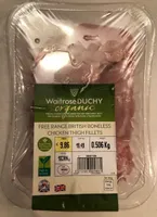 Free range british boneless chicken thigh fillets
