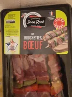 Brochettes de viande bovine attendrie