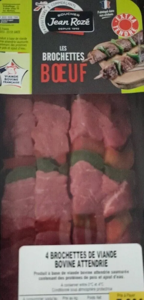 Brochettes de boeuf