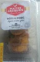 Rôti de porc figues et foie gras