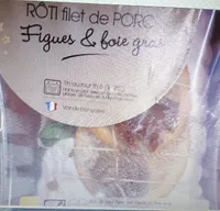 Rôti de porc foie gras figues