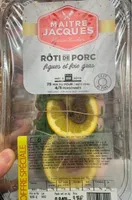 Rôti de porc figues et foie gras