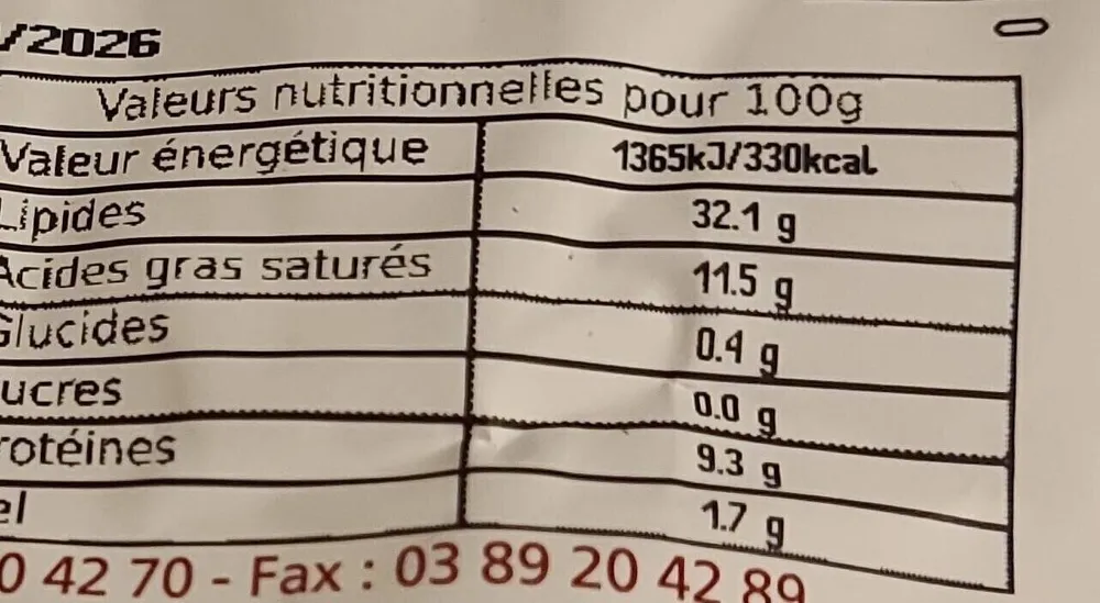 Saucisse blanche raidie