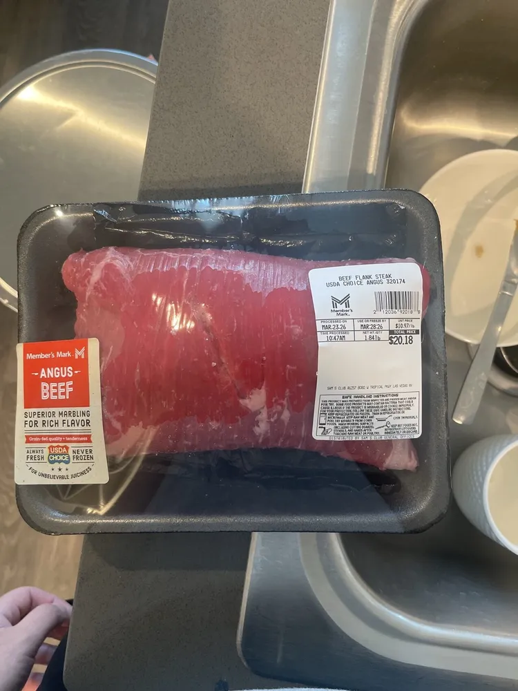 USDA Choice Angus Beef Flank Steak