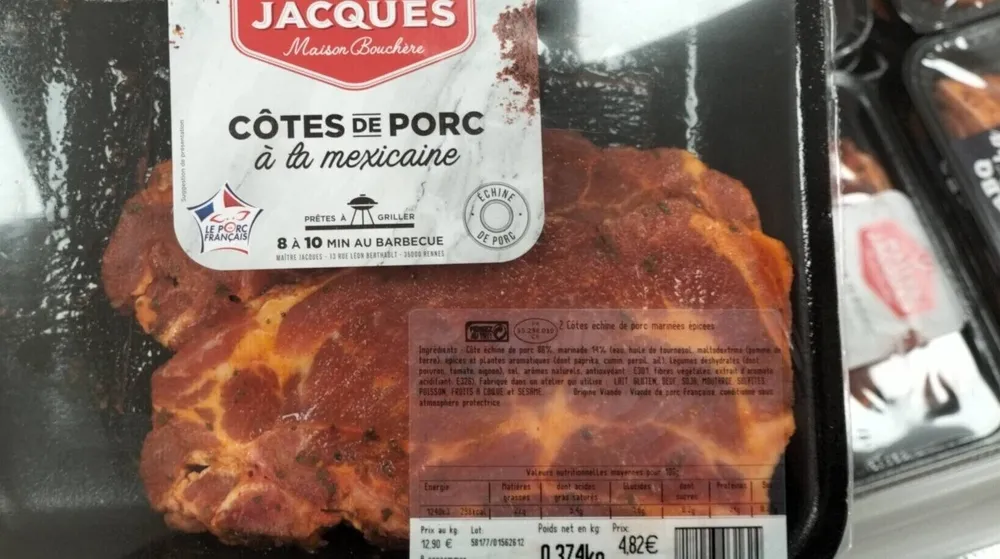 Côté de porc mexicaine