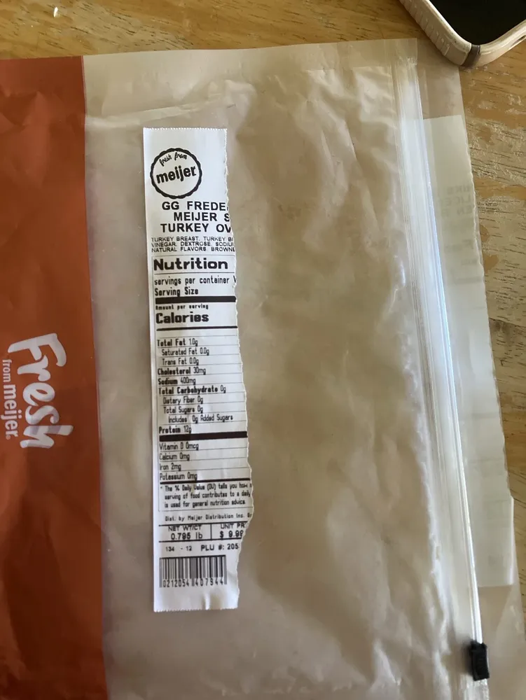 turkey lunchmeat