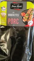 Les brochettes de porc