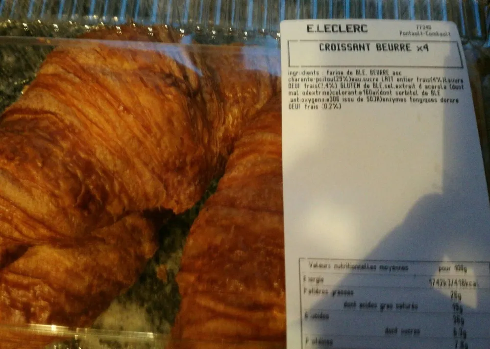 Croissants au beurre