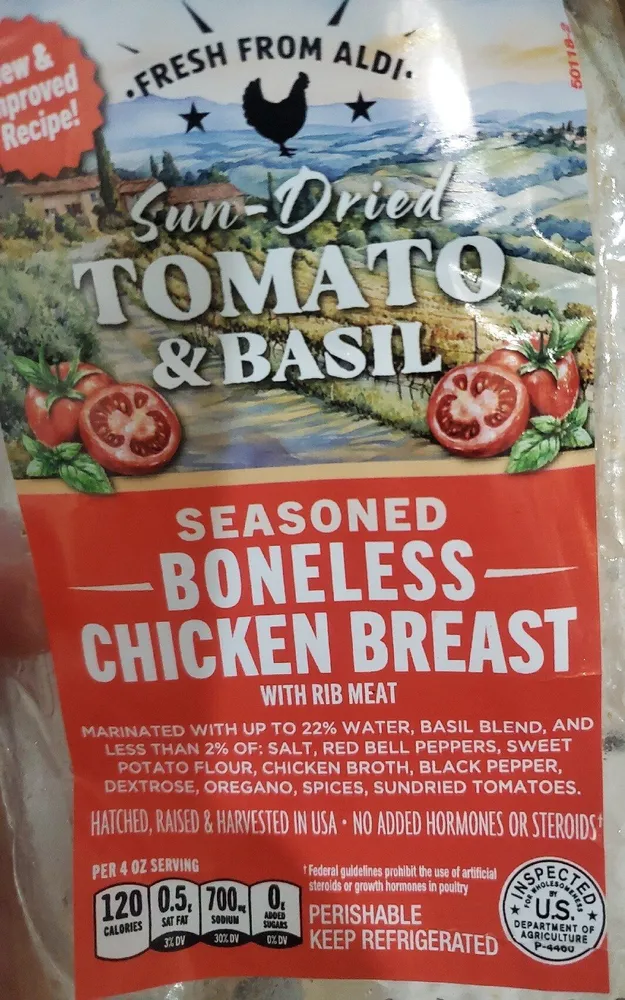 Tomato And Basil Chicken Breast