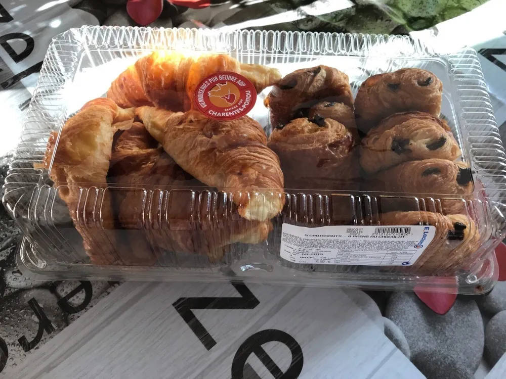 8 croissants-8 pains au chocolat