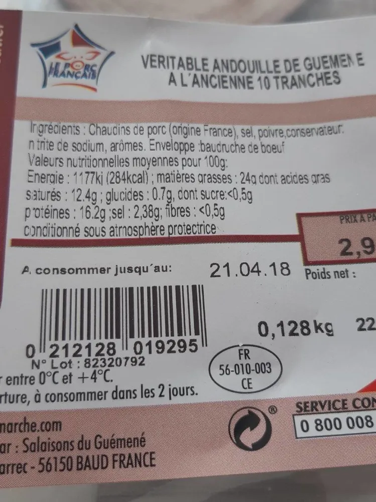 Véritable andouille de guemene