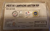 Pâté de campagne breton IGP