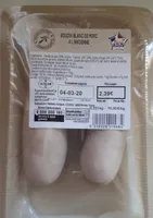 Boudin blanc de porc à l'ancienne