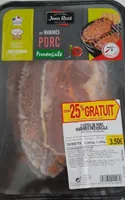 Côtes de porc marinées provençale