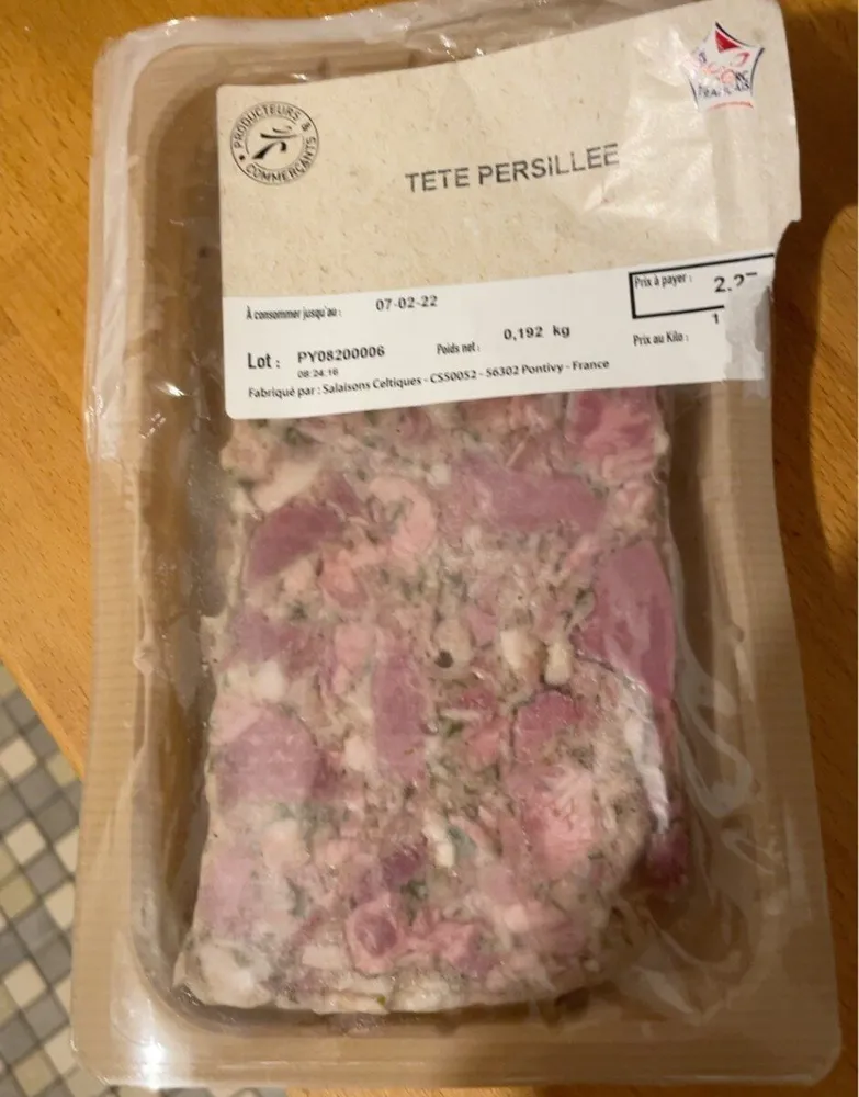 Tete persillée