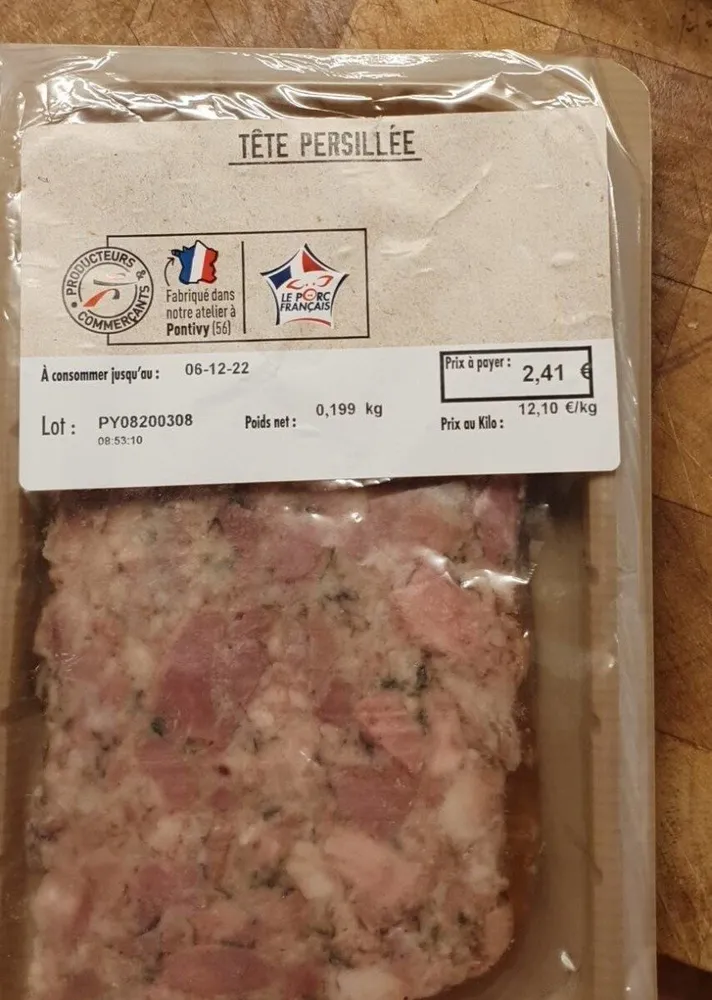 Tête persillée