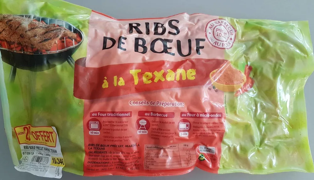 Ribs de boeuf à la Texane