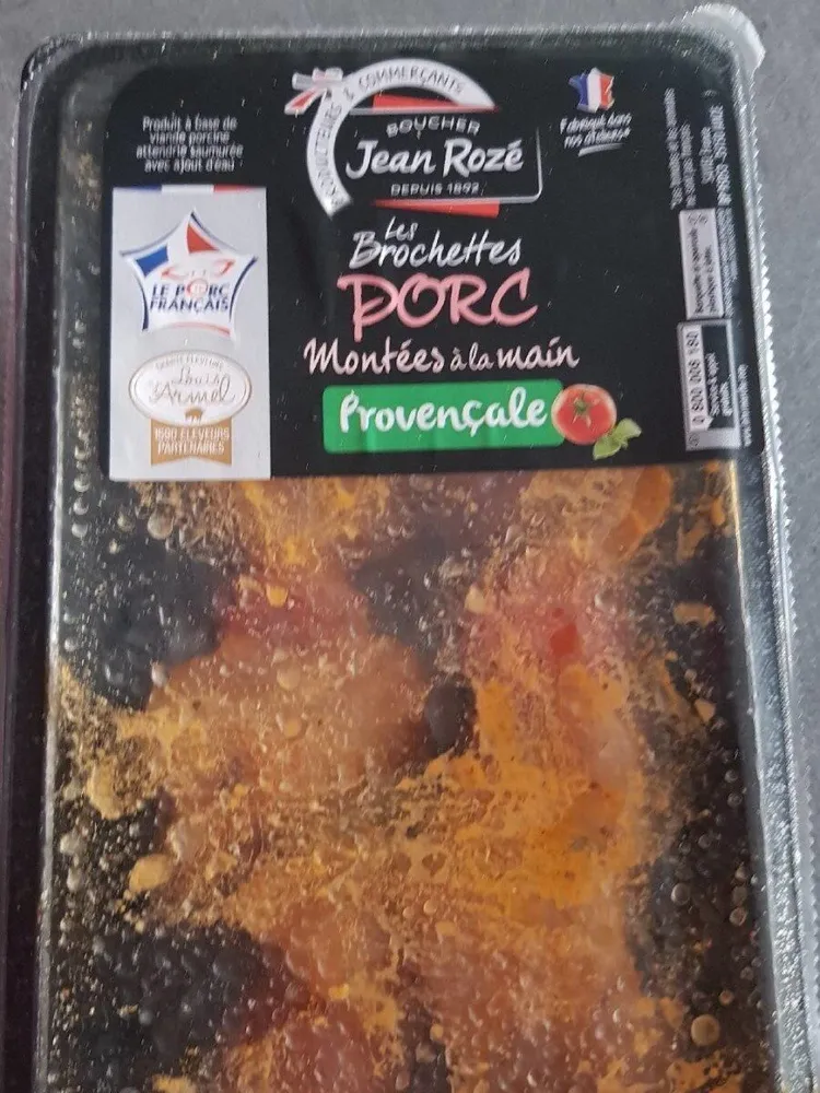 Brochette de porc à la provençale