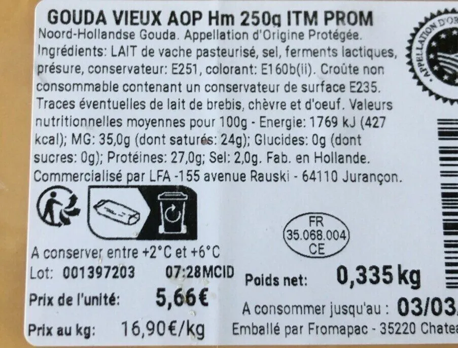Gouda vieux