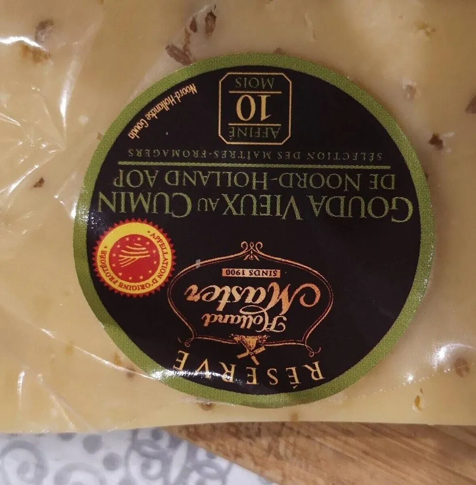 Gouda vieux au cumin de Nord-Holland AOP