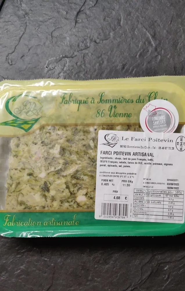 Farci poitevin artisanal