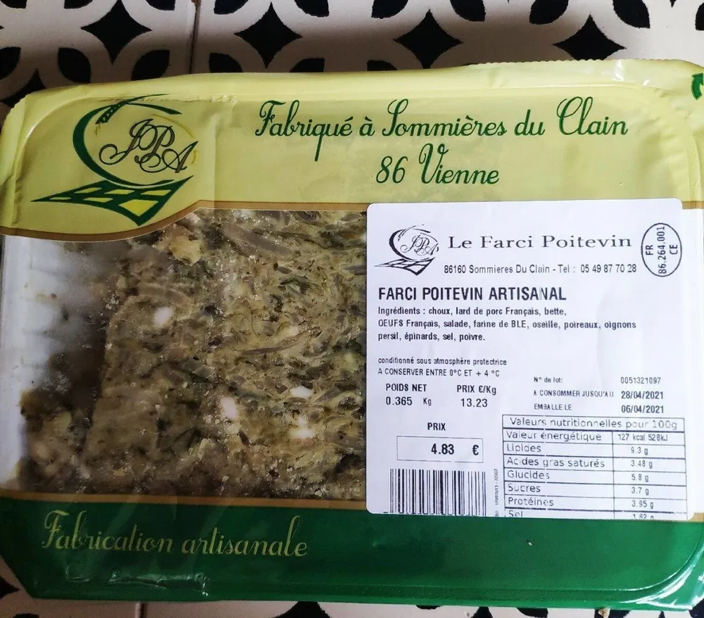 Farci poitevin artisanal