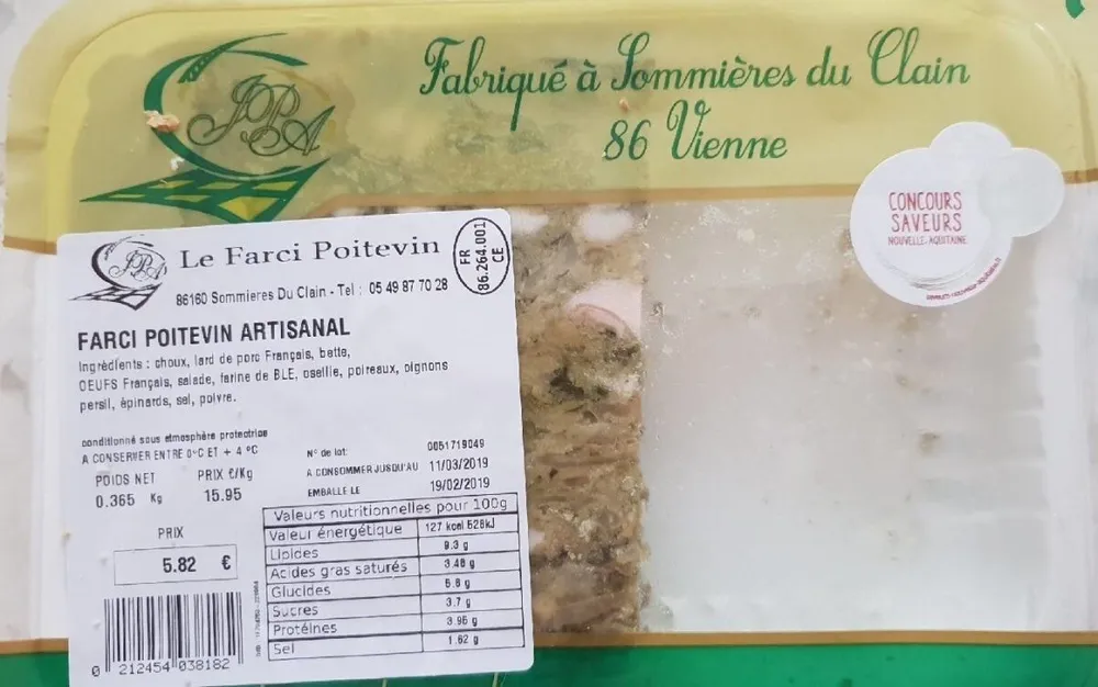 Farci poitevin artisanal